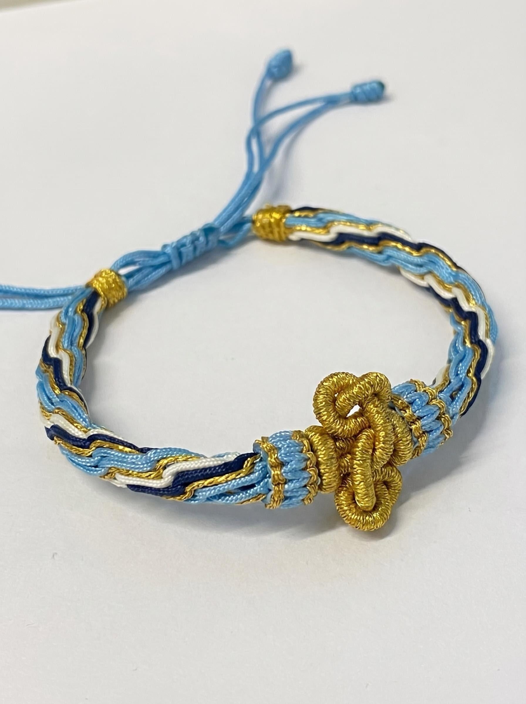 ORIENTAL VIBE "Water Element · Agile Flow" Lion Dance Series - Handwoven Samsara Bracelet