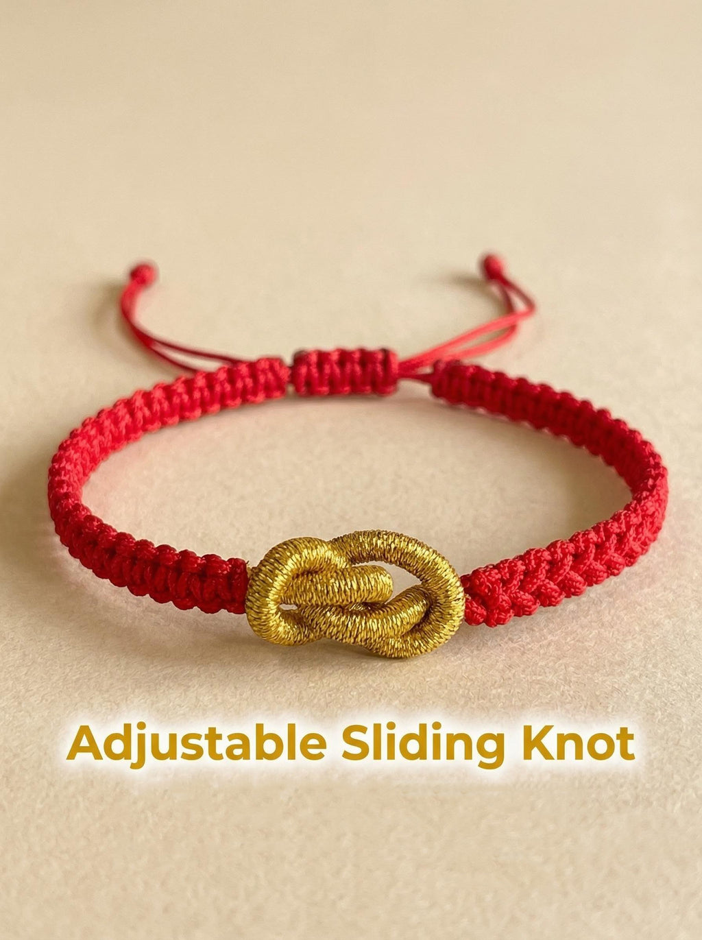 Yuan Bao Knot Red Cord Bracelet for Wealth & Prosperity