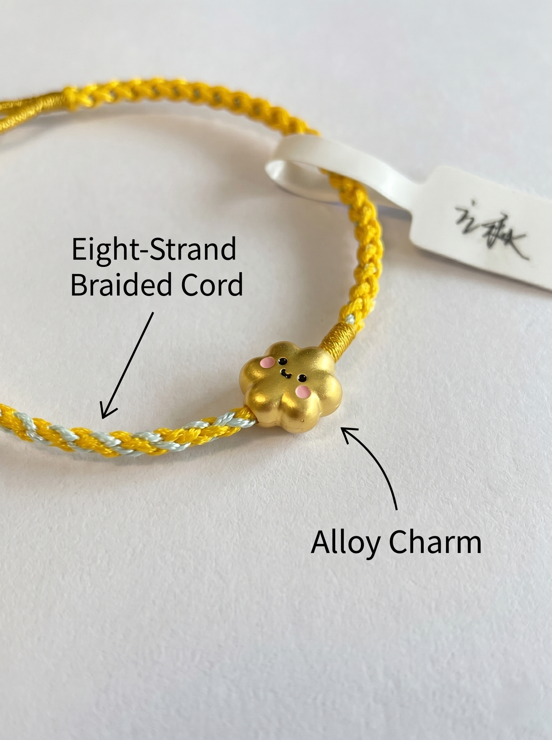 ORIENTAL VIBE | Beginning of Autumn Handcrafted Dragon Scale Bracelet Inlaid with Gold Healing Cloud Charm, Adjustable