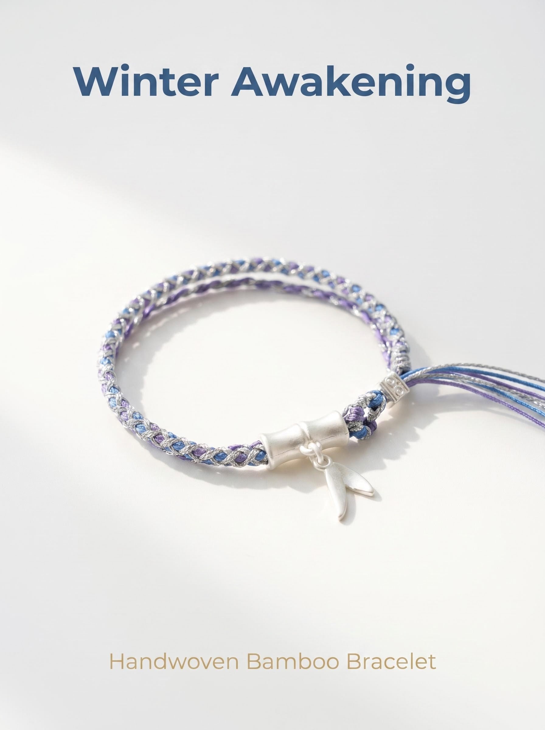 ORIENTAL VIBE | Lesser Cold Handcrafted Dragon Scale Bracelet with Silver-Toned Bamboo Joint Charm, Silver Slider Core Lock & Multi-Color Silk Tassel Extension