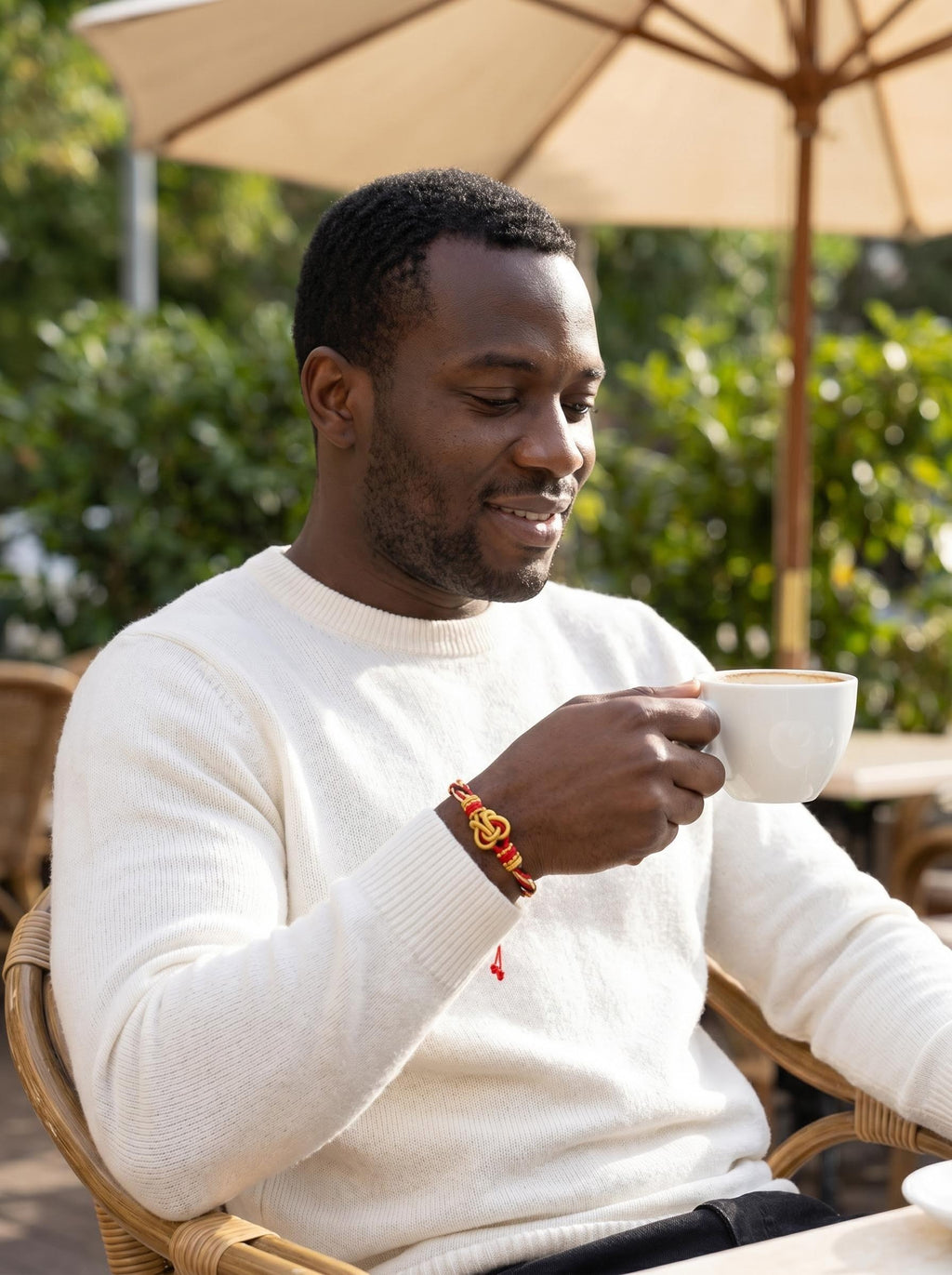 ORIENTAL VIBE "Fire Element · Infinite Awakening" Lion Dance Series - Handwoven Samsara Bracelet