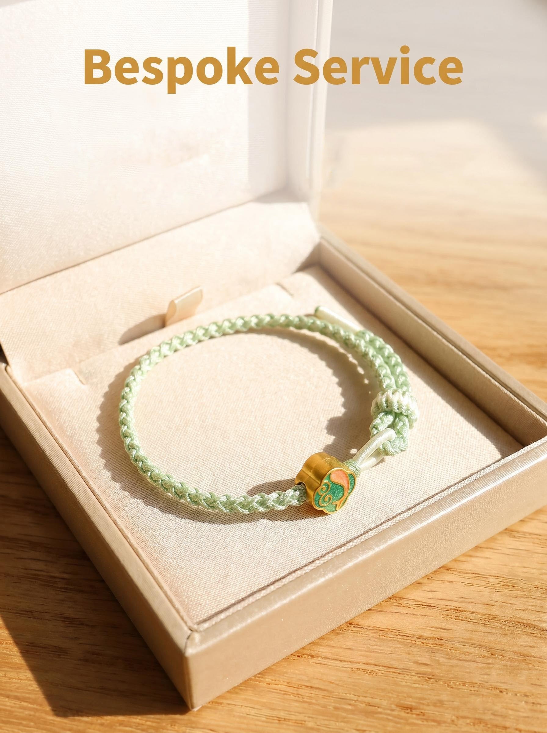 ORIENTAL VIBE | Pure Brightness "Serene Spring" Hand-Woven Dragon Scale Bracelet with Single-Loop Clasp Ends, Adjustable