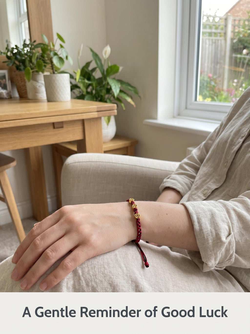 ORIENTAL VIBE | "Major Cold" Hand-Woven Dragon Scale Bracelet, Featuring Golden Fortune Coin & Effortless Drawstring Ends