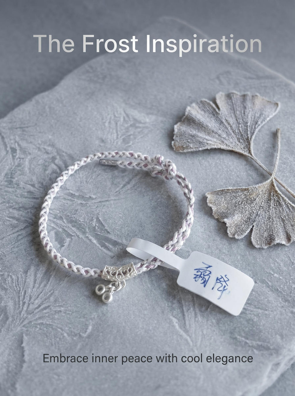 ORIENTAL VIBE | Frost's Descent Handcrafted Dragon Scale Bracelet with Silver-Toned Hollow Ornament, Adjustable