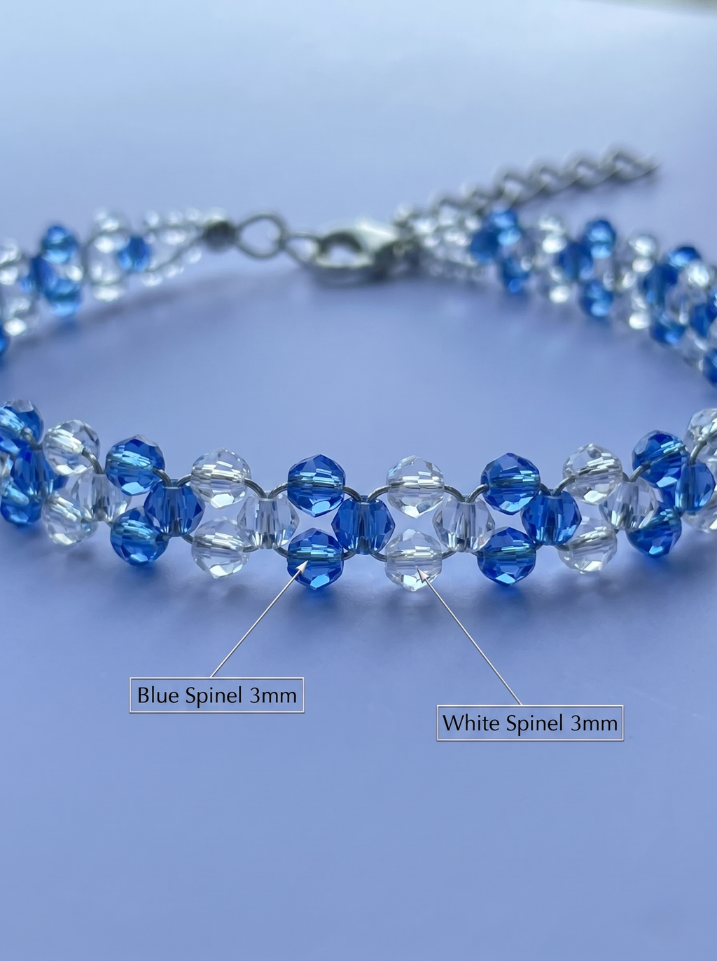 ORIENTAL VIBE | Light Snow Handcrafted Dragon Scale Bracelet Adorned with Multiple Silver-Toned Star Charms, Adjustable Drawstring