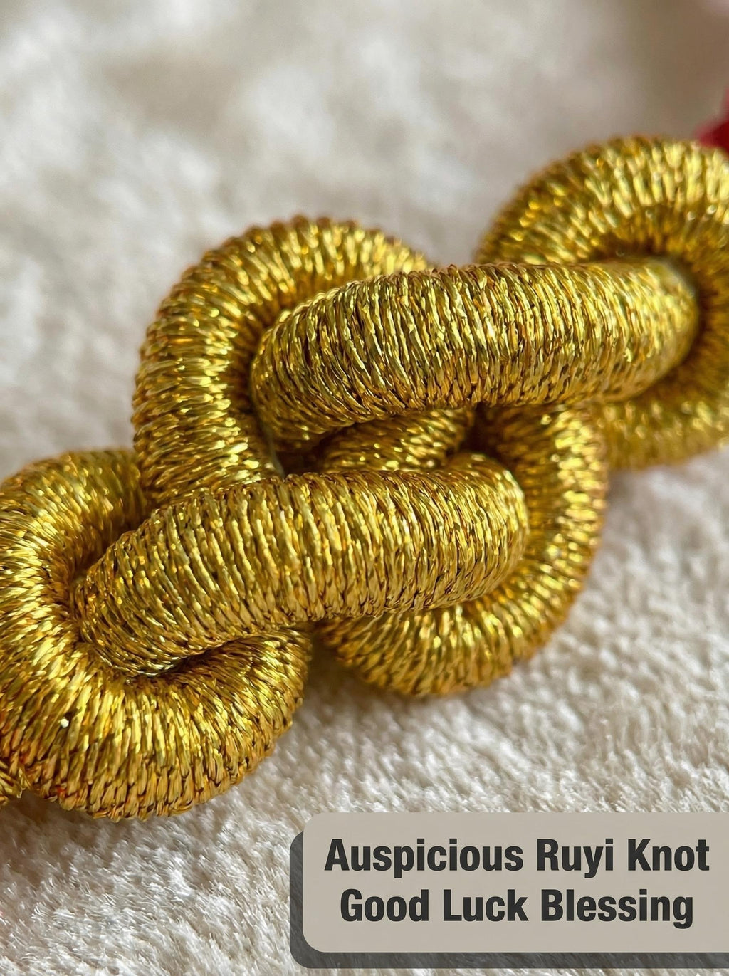 ORIENTAL VIBE: Hand-Woven "Ruyi" (Wish-Fulfillment) Red Cord Bracelet | Everything Goes Your Way