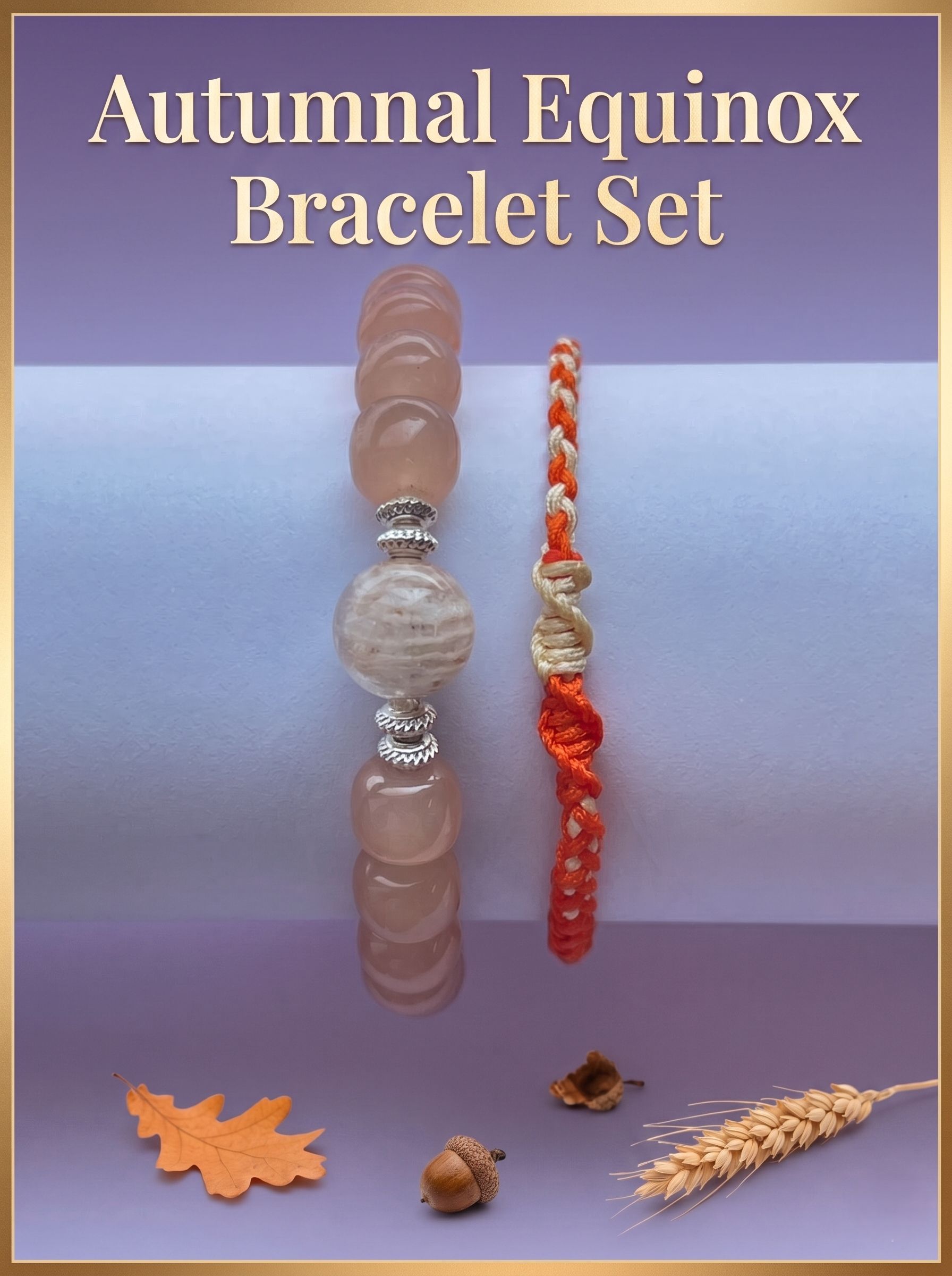 ORIENTAL VIBE | Autumn Equinox Handcrafted Dragon Scale Bracelet with Silver Floral Ornament, Adjustable