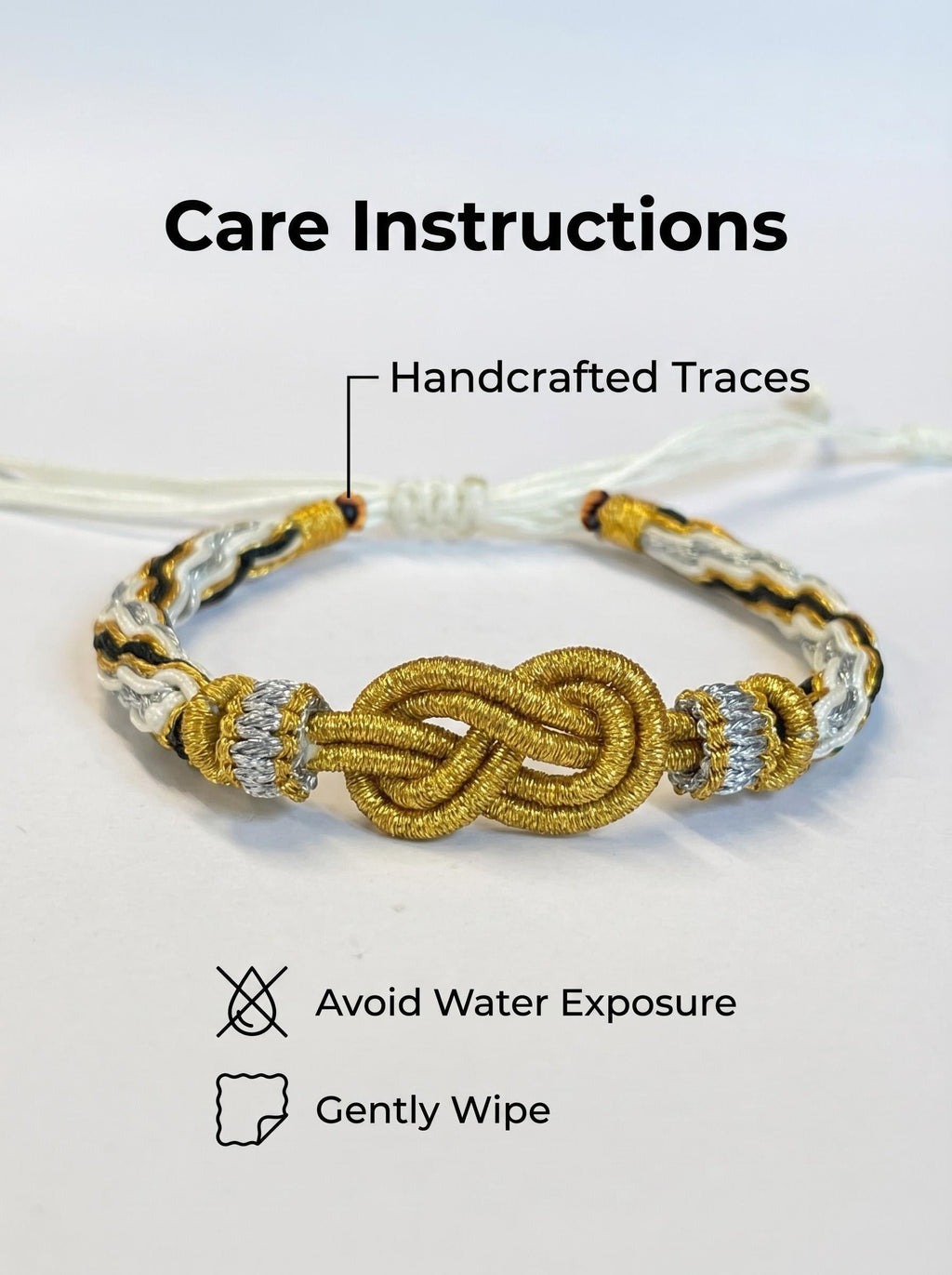 ORIENTAL VIBE "Metal Element · Radiant Radiance" Lion Dance Series - Handwoven Samsara Bracelet