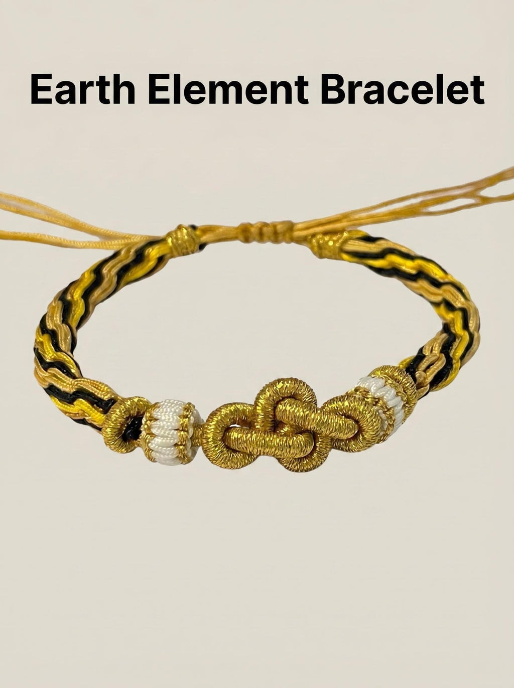ORIENTAL VIBE "Earth Element · Inner Virtue" Handcrafted Lion Dance Samsara Bracelet