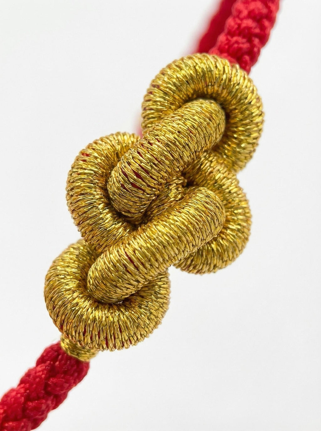ORIENTAL VIBE: Hand-Woven "Ruyi" (Wish-Fulfillment) Red Cord Bracelet | Everything Goes Your Way