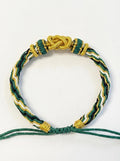 ORIENTAL VIBE "Wood Element · Infinite Growth" Lion Dance Series - Handwoven Samsara Bracelet