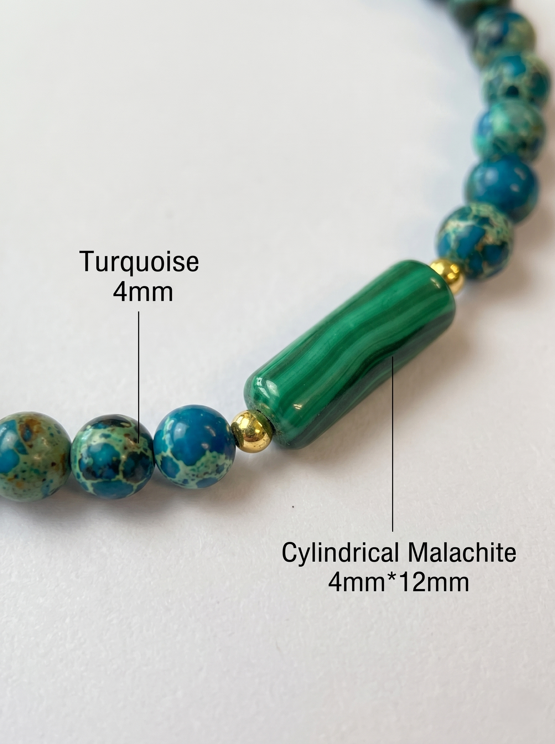 ORIENTAL VIBE | End of Heat Handcrafted Dragon Scale Bracelet with Gold Hollow Lucky Bead, Adjustable