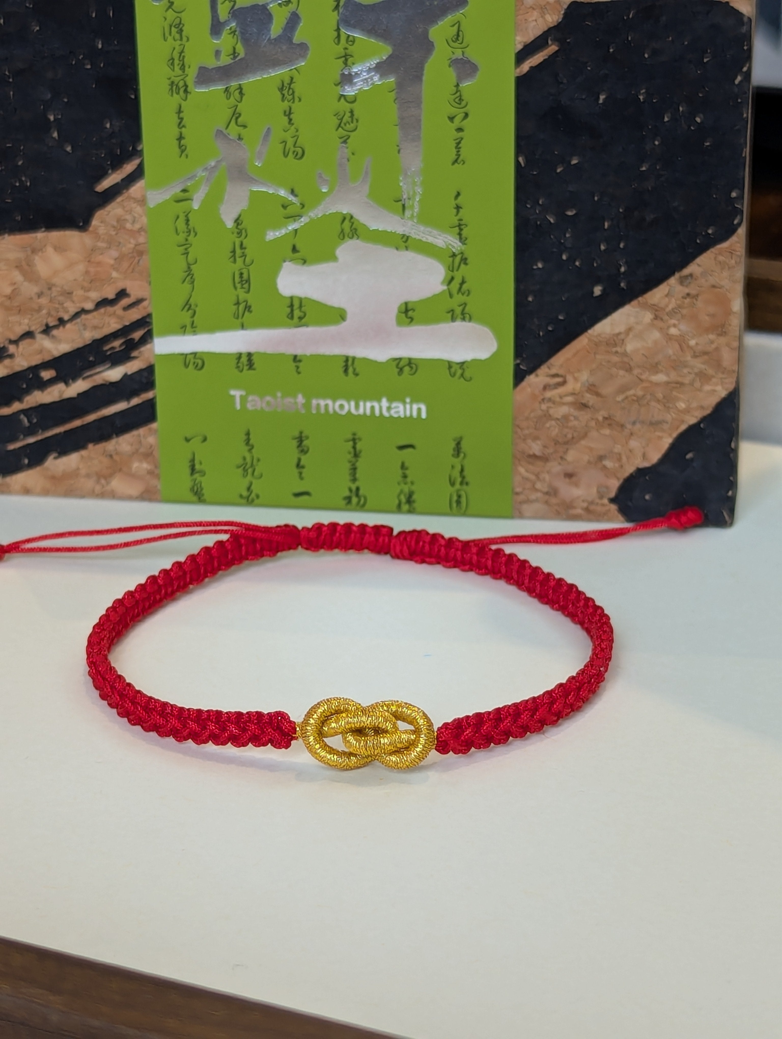 ORIENTAL VIBE: "Yuan Bao" Wealth & Prosperity Hand-Woven Red Bracelet