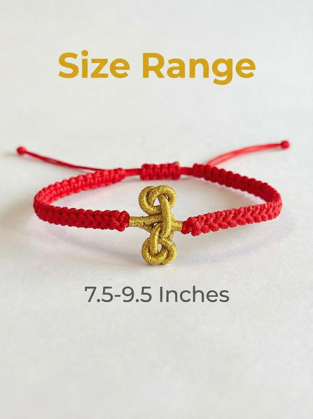 ORIENTAL VIBE: "Wen Chang" Academic & Career Success Red Cord Bracelet