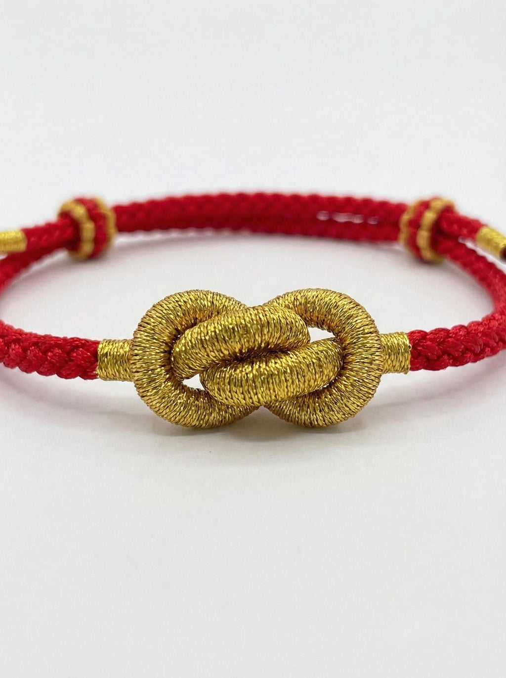 ORIENTAL VIBE: "Yuan Bao" Wealth & Prosperity Hand-Woven Red Bracelet