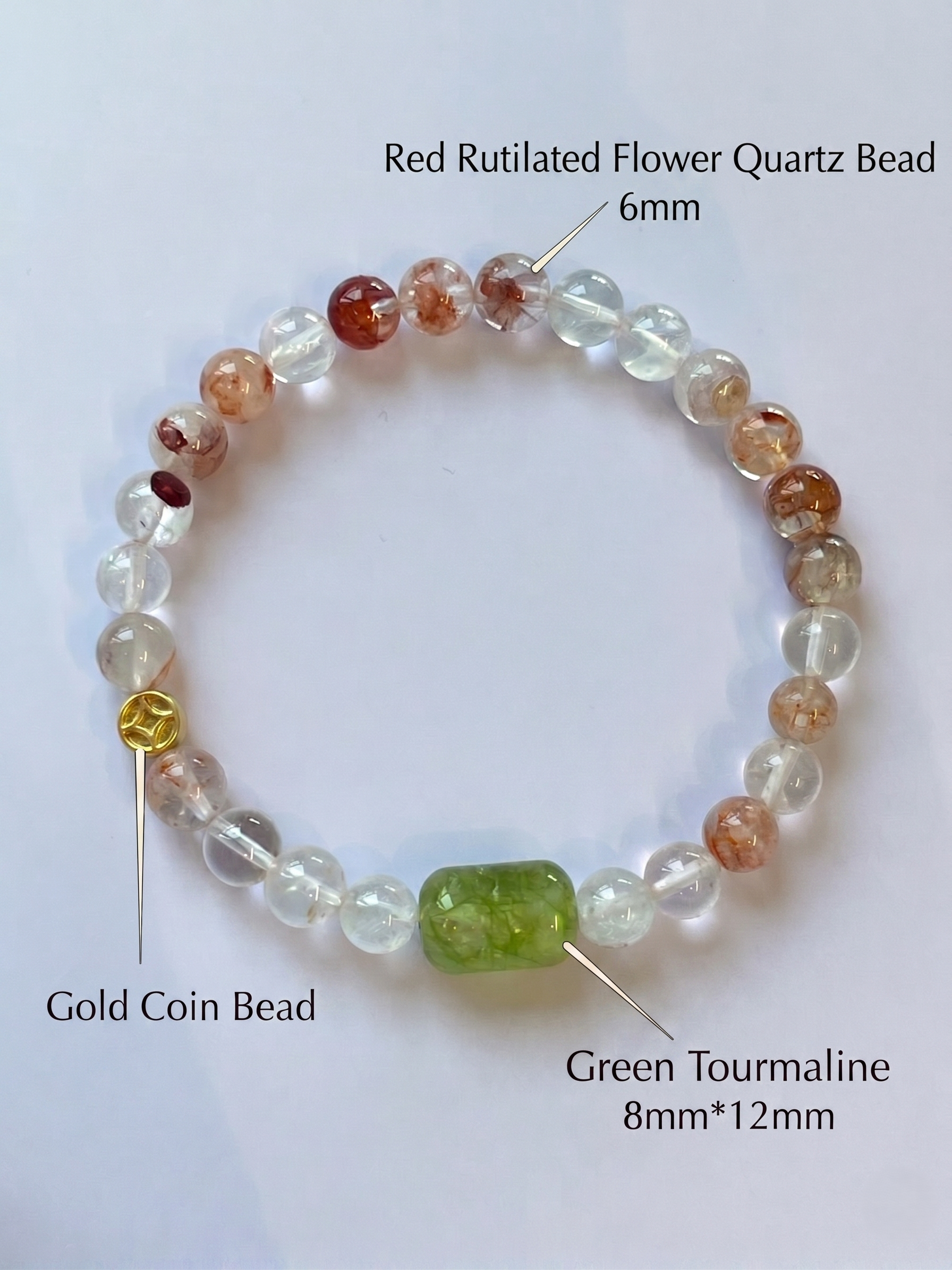 ORIENTAL VIBE | Awakening of Insects "The Spring of Awakening" Hand-Woven Dragon Scale Bracelet with Copper Coin & Clover Charms, Adjustable