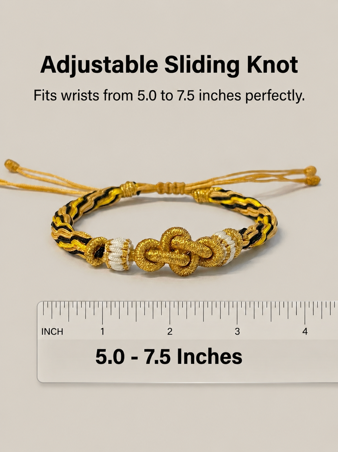 "Earth Element · Inner Virtue" Handcrafted Lion Dance Samsara Bracelet