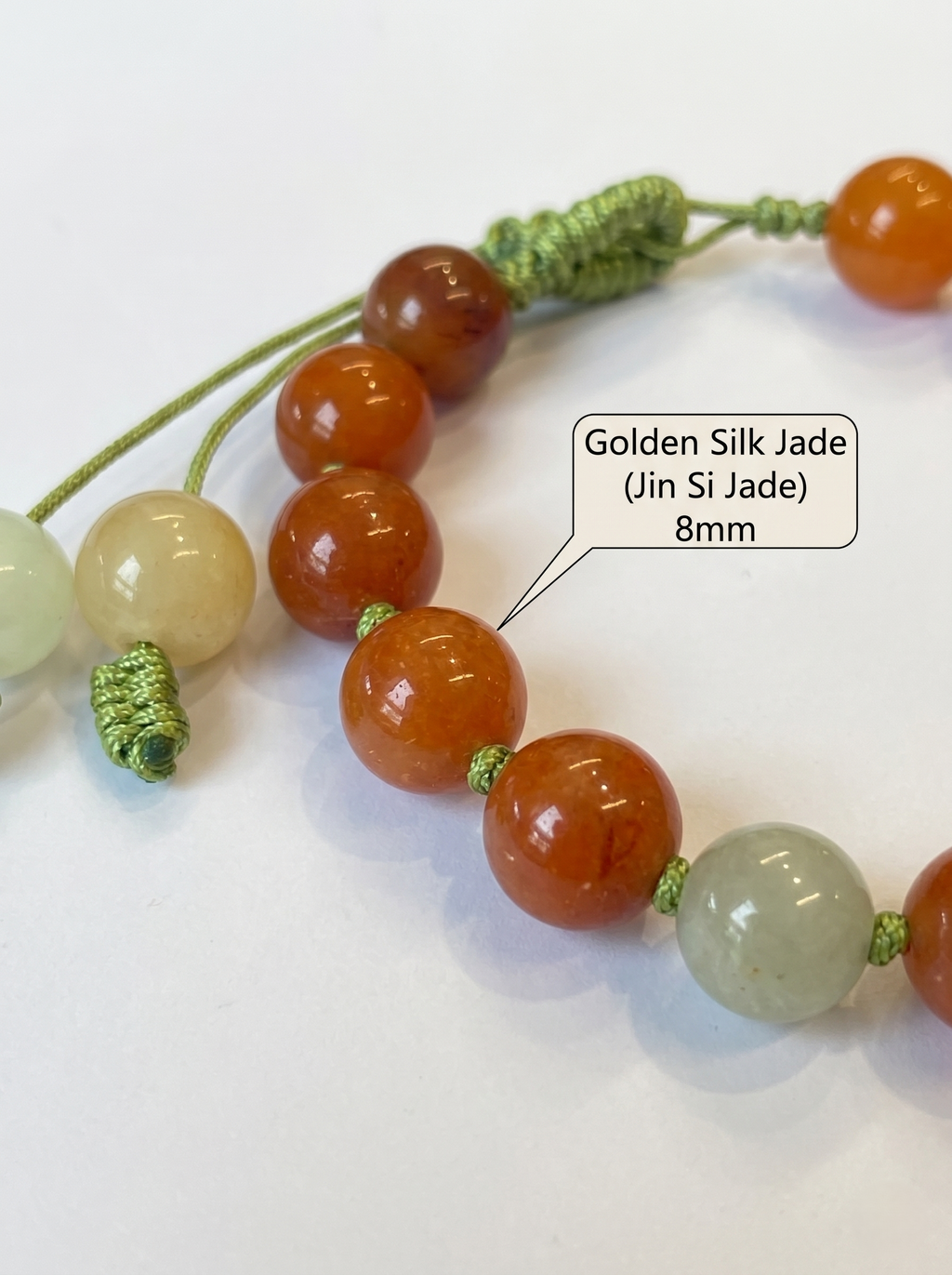 ORIENTAL VIBE | "Summer Solstice" Hand-Woven Dragon Scale Bracelet, Featuring Guochao Mahjong "Chung" Element, Lustrous Vermilion Beads & Gold Wire Wrapping, Adjustable