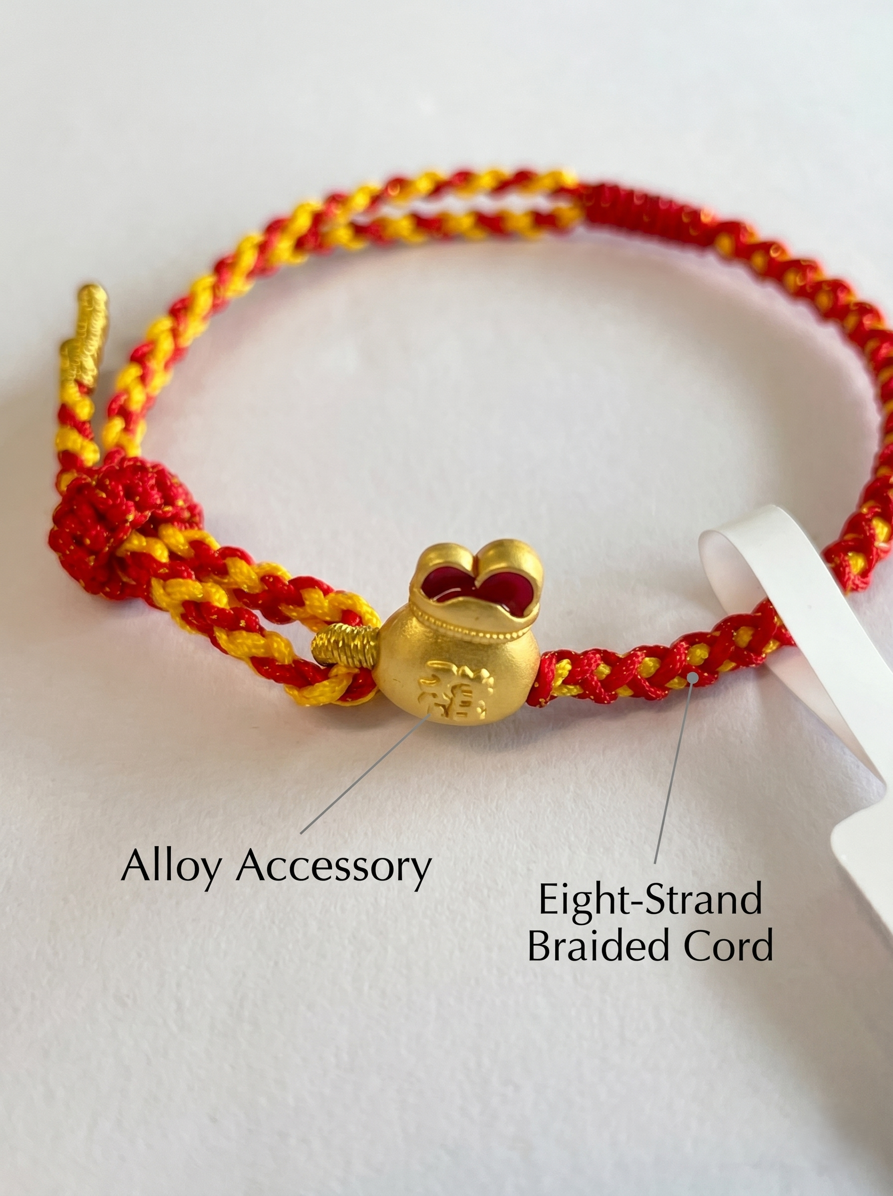 ORIENTAL VIBE | Great Heat Minimalist Gold Lucky Fortune Bag Handcrafted Dragon Scale Bracelet, Adjustable