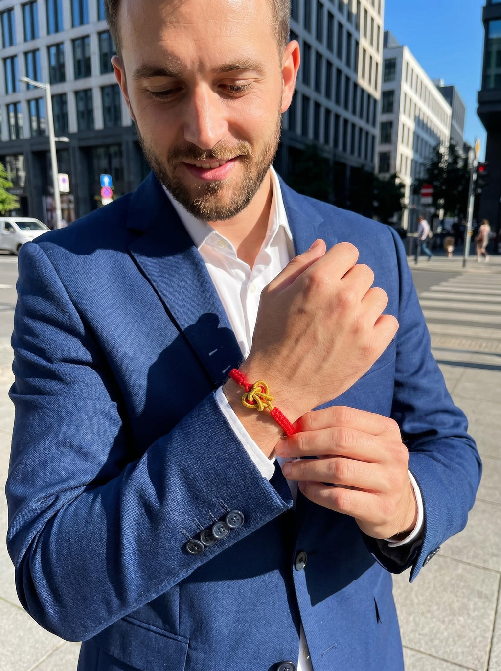 ORIENTAL VIBE: Hand-Woven "Joined-Heart" (Tong Xin) Red Cord Bracelet | Symbolizing Eternal Love