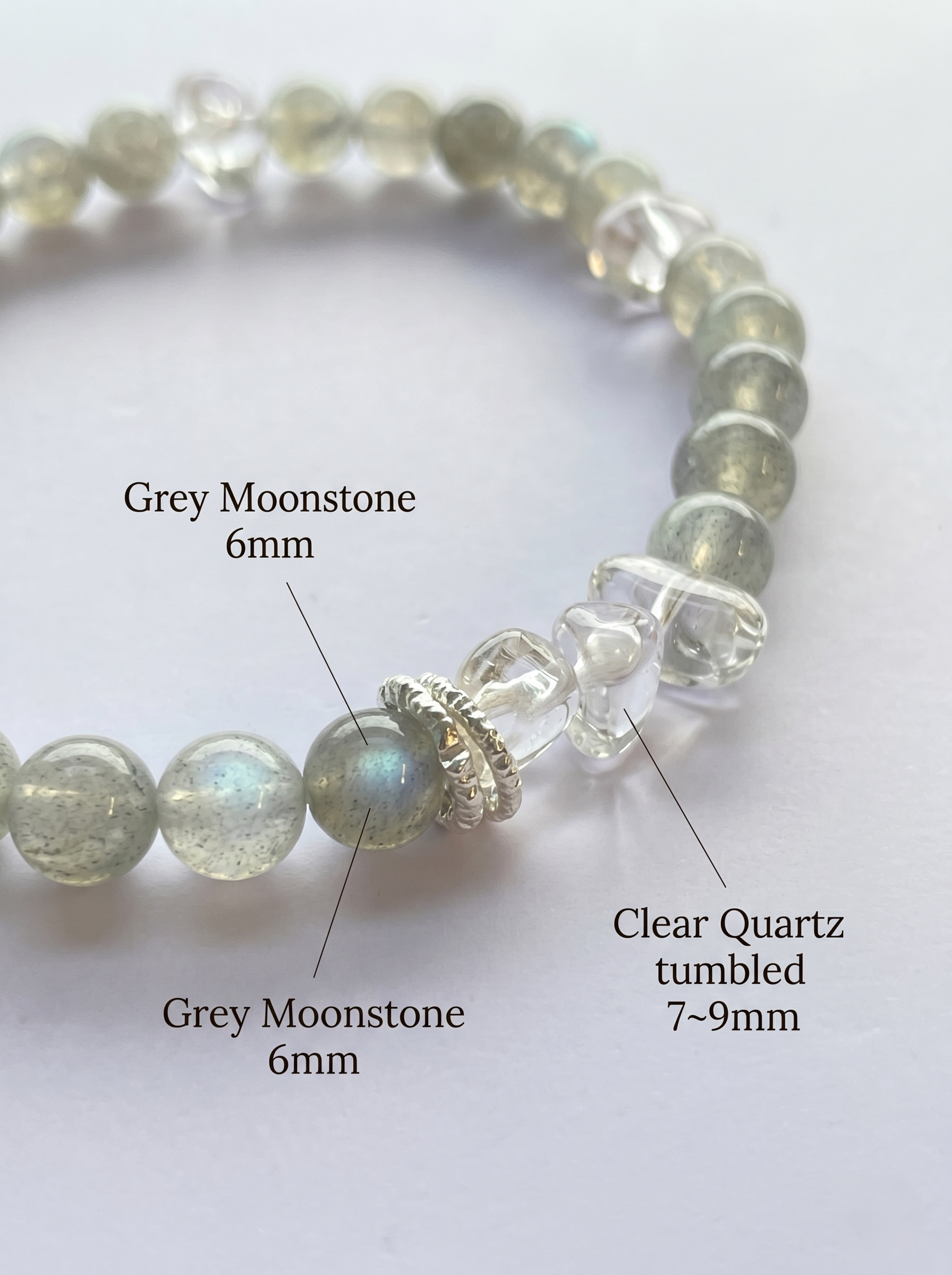 ORIENTAL VIBE | White Dew Handcrafted Dragon Scale Bracelet Inlaid with 3D Micro-Carved Silver Floral Motif, Finished with Four Silk Tassel Dewdrops, Adjustable