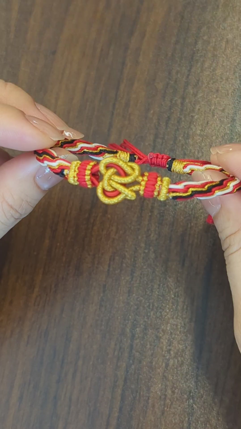 ORIENTAL VIBE "Fire Element · Infinite Awakening" Lion Dance Series - Handwoven Samsara Bracelet