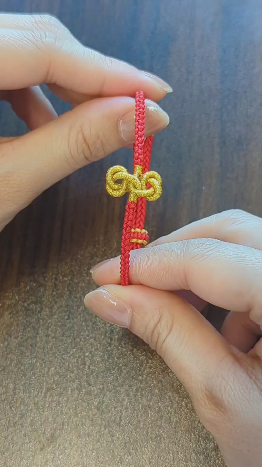 ORIENTAL VIBE: "Wen Chang" Academic & Career Success Red Cord Bracelet