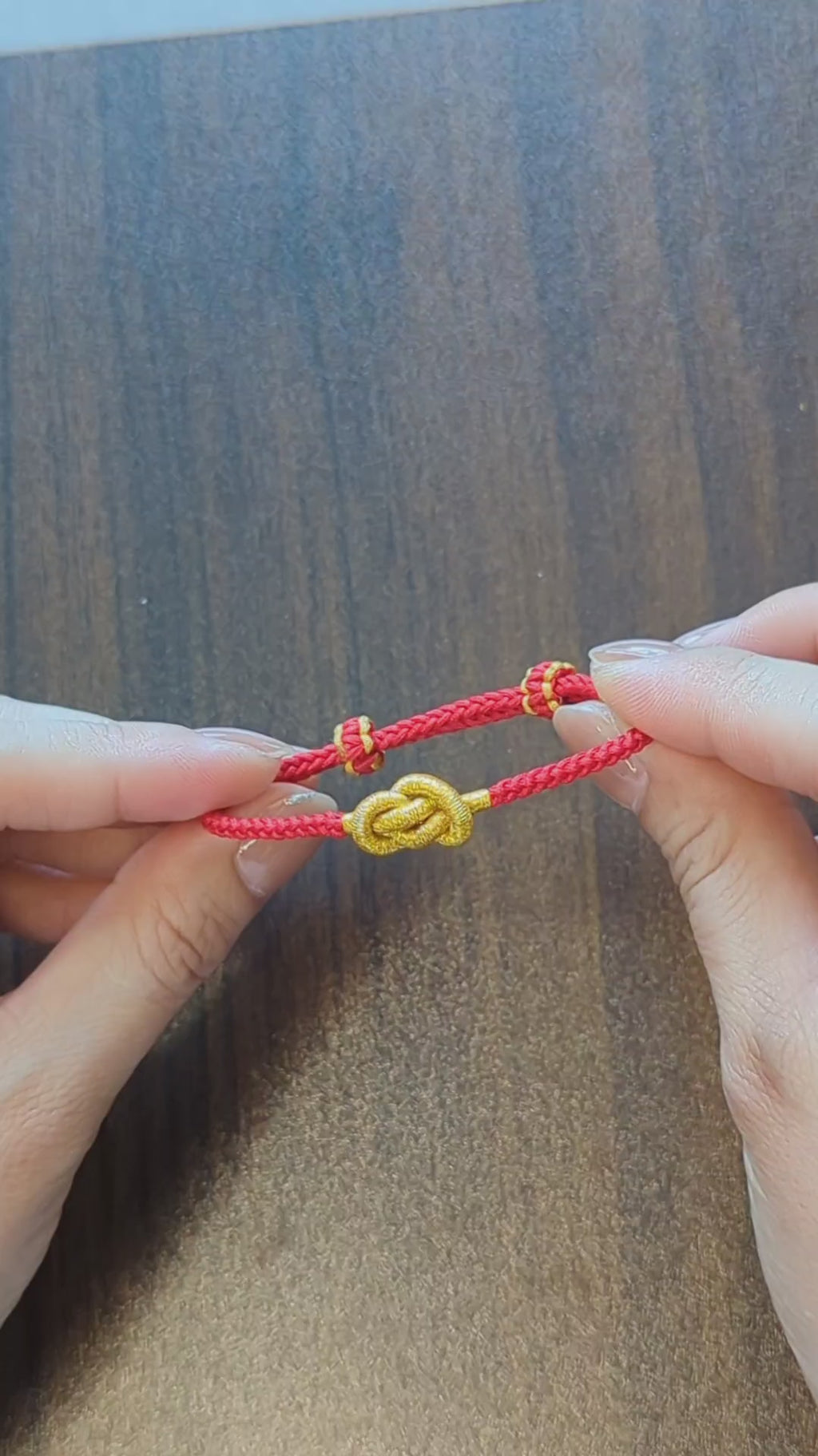 ORIENTAL VIBE: "Yuan Bao" Wealth & Prosperity Hand-Woven Red Bracelet