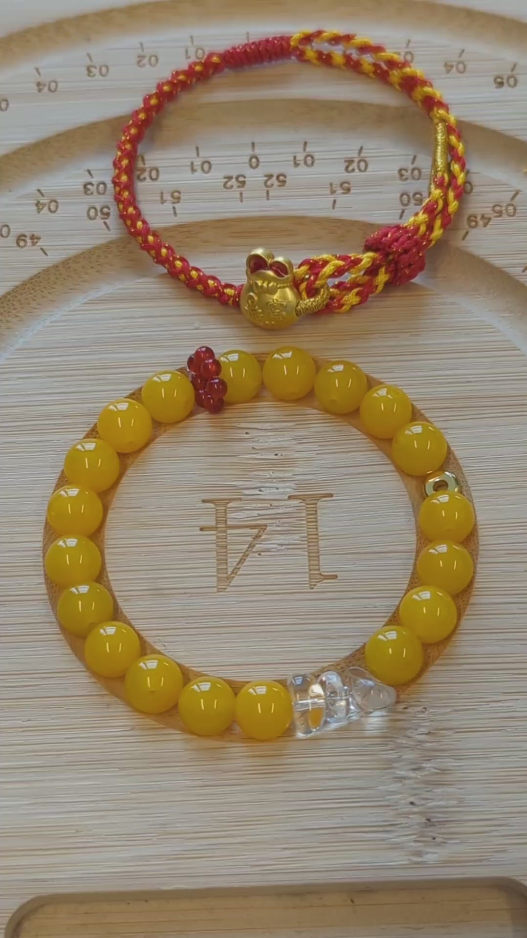 ORIENTAL VIBE | Great Heat Minimalist Gold Lucky Fortune Bag Handcrafted Dragon Scale Bracelet, Adjustable